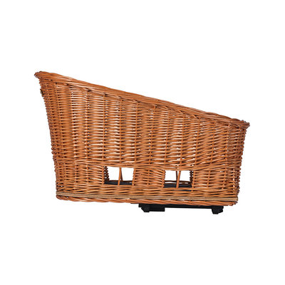 Basil Pasja - dog bicycle basket MIK - large- 50 cm - rear - natural