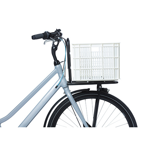 Basil Crate L - bicycle crate - 40L - white - Basil