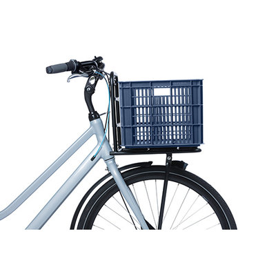 Basil Fahrradkiste L - groß - 40 Liter - blau