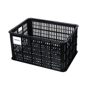 Crate L - bicycle crate - black