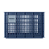 Basil bicycle crate M - medium - 29.5 litres - blue