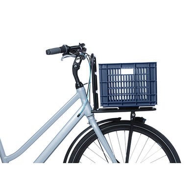 Basil bicycle crate M - medium - 29.5 litres - blue