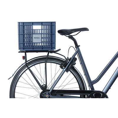 Basil fietskrat M - medium - 29.5 liter - blauw