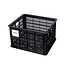 Basil bicycle crate M - medium - 29.5 litres - black