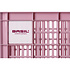 Basil bicycle crate S - small - 17.5 litres - pink