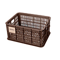 Crate S - bicycle crate - brown