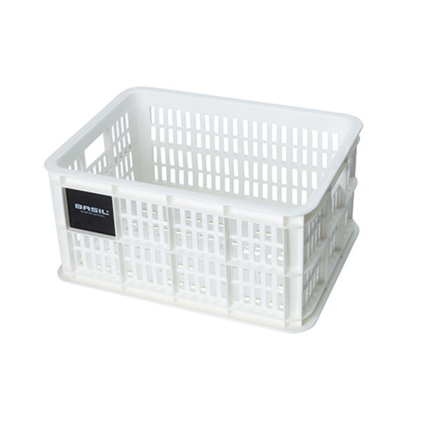 Crate S - bicycle crate - white
