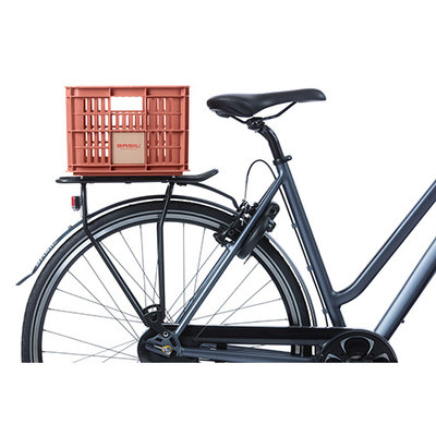 Basil fietskrat S - klein - 17.5 liter - rood