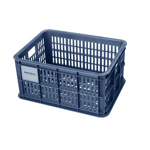 Basil bicycle crate S - small - 17.5 litres - blue
