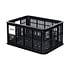 Basil bicycle crate S - small - 17.5 litres - black