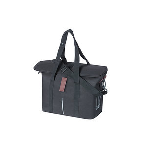 Basil City - Fahrradhandtasche - 8-11 Liter - vorne/hinten - schwarz