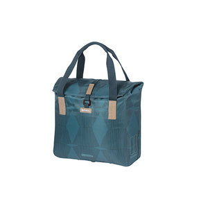 Basil Elegance - bicycle shopper - 20-26 litres - estate blue