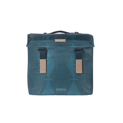 Basil Elegance - double pannier bag MIK - 40-49 litres - estate blue