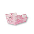 Basil Cento S FM - bicycle basket - rear - small - including fixing material - pink