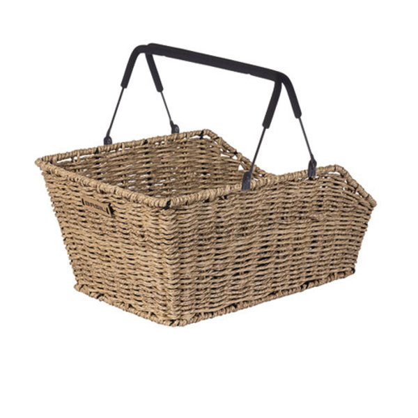 Cento Rattan Look MIK - bicycle basket - brown