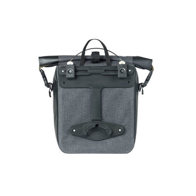 Basil Navigator Storm MIK Studs M - enkele fietstas - 12-15 liter - zwart