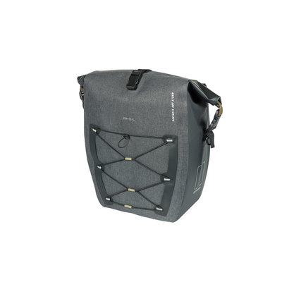 Basil Navigator Storm MIK Studs L - single pannier bag - 25-31 liters - black