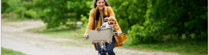 Basil - Cycling with your dog in a dog bicycle basket; here's what you need to consider!