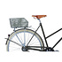 Basil Cento Flower S - bicycle basket - rear - olive green