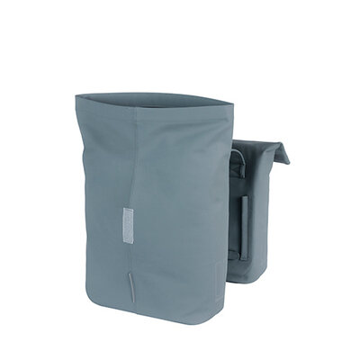 Basil City - dubbele fietstas - 28-32 liter – graphite blue