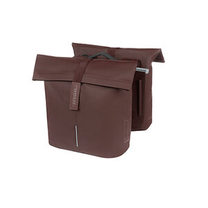Basil City - double pannier bag MIK - 28-32 litres – roasted brown