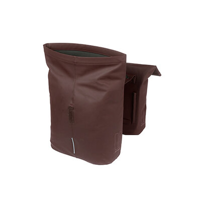 Basil City - double pannier bag MIK - 28-32 litres – roasted brown