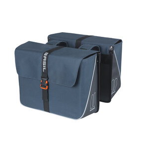 Forte - doppelte Fahrradtasche - blau