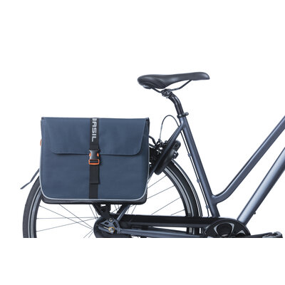 Basil Forte - double bicycle bag - 35 liter - blue/black