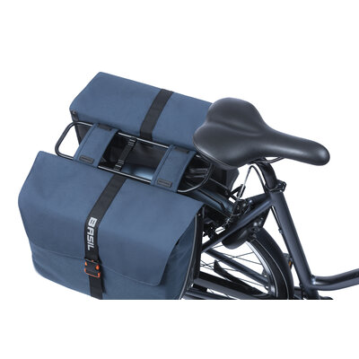 Basil Forte - double bicycle bag - 35 liter - blue/black