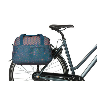 Basil Flair - single bicycle bag - 18 liter - navy