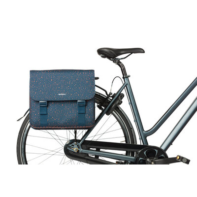 Basil Flair - double bicycle bag - 35 liter - navy