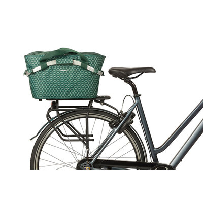 Basil Flair Carry All rear basket MIK, 22L, green