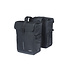 Basil Move - bicycle double bag - 30 liter- black