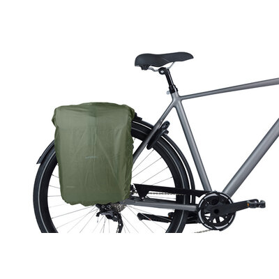 Basil Move - bicycle double bag - 30 liter- brown