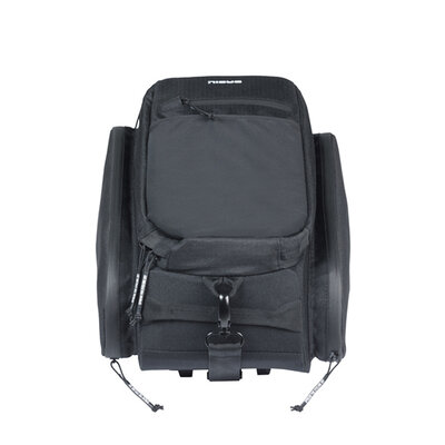 Basil Move - Gepäckträgertasche MIK -  10-26 Liter - schwarz