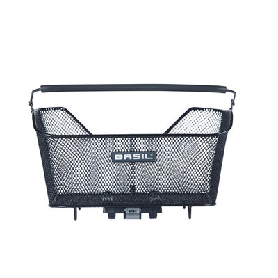 Basil Base M Multi System NX - bicycle basket - rear - black