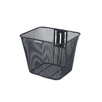 Basil Bilbao FM - bicycle basket – front - black