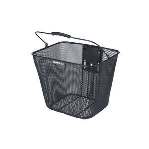 Basil Bilbao KF - bicycle basket - front - black