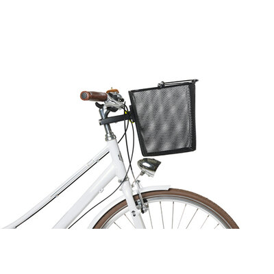 Basil Bilbao KF + stem holder - bicycle basket - black