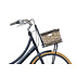 Basil Dijon - bicycle basket - small - grey/black