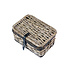 Basil Dijon - bicycle basket - small - grey/black