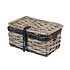 Basil Dijon - bicycle basket - small - grey/black