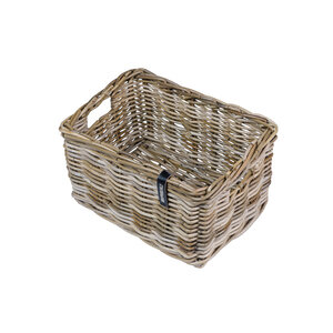 Basil Dax S - bicycle basket - large - grey