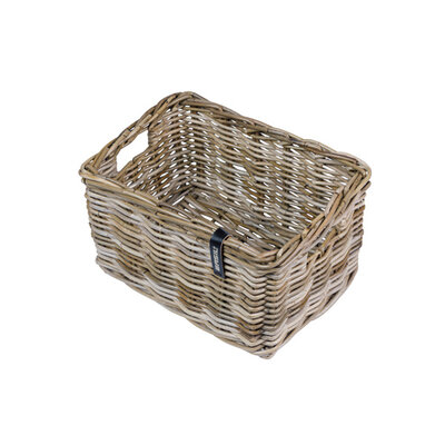 Basil Dax S - bicycle basket - large - grey