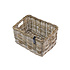 Basil Dax S - bicycle basket - large - grey