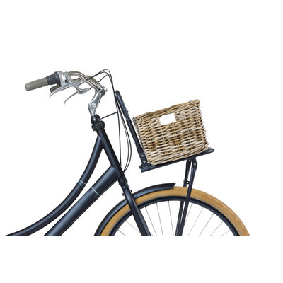 Basil Dax S - bicycle basket - large - grey