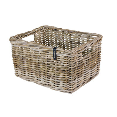 Basil Dax S - bicycle basket - large - grey