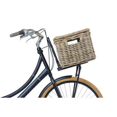 Basil Dax - bicycle basket - large - grey