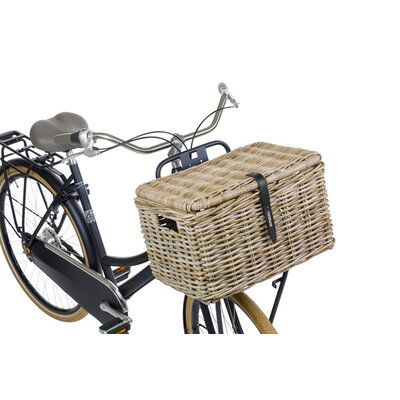 Basil Dax - bicycle basket - large - grey