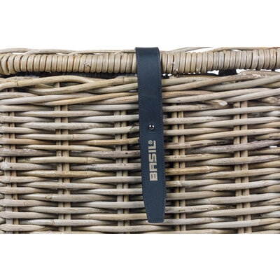 Basil Dax - bicycle basket - large - grey